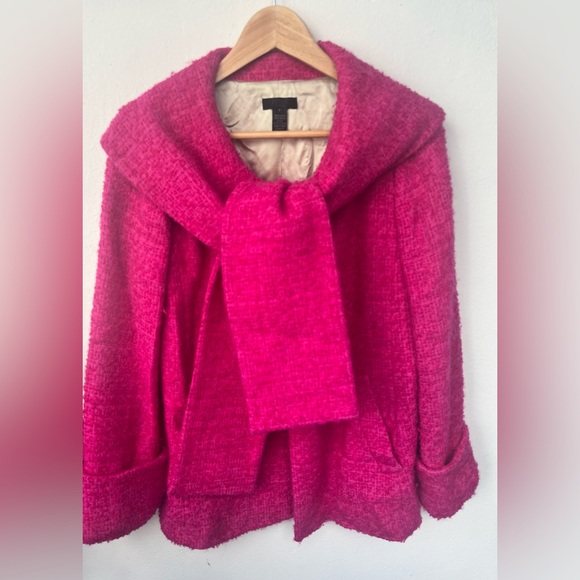 J. Crew Jackets & Blazers - J. Crew Collection Pink Wool Jacket